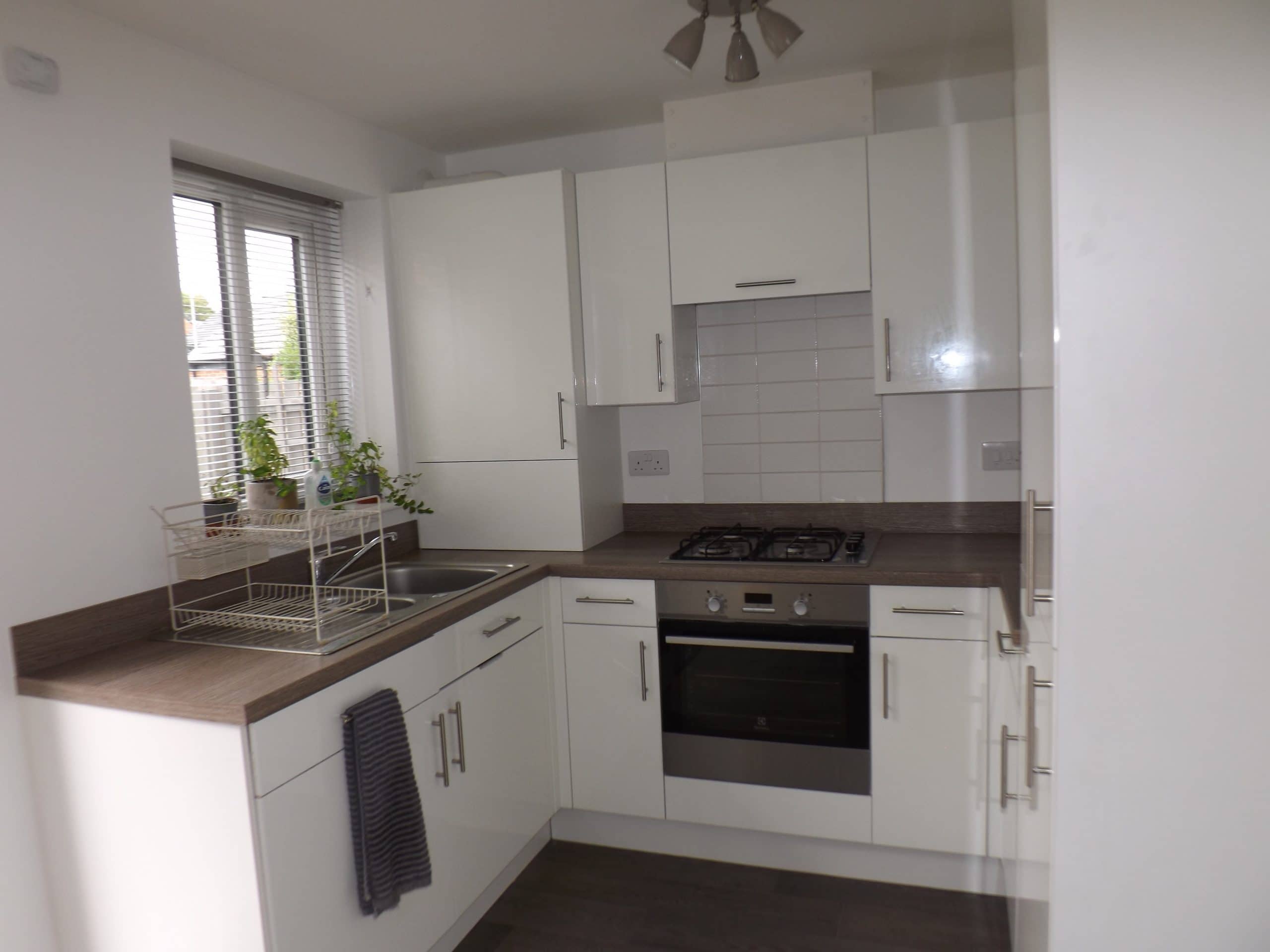 image of kitchen with white paint